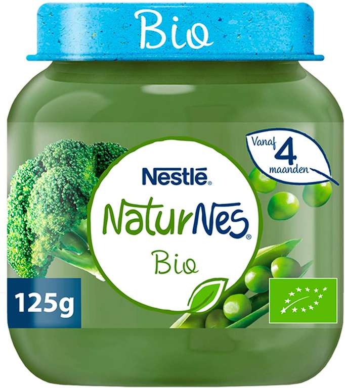 [6x] Nestlé Bio Doperwten Broccoli - Babyvoeding