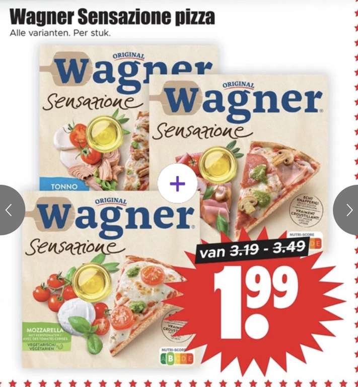 WAGNER pizza €1,99