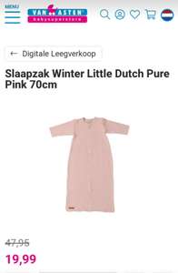 Slaapzak Winter Little Dutch