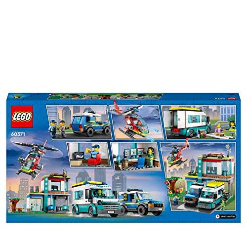 LEGO Hoofdkwartier van hulpdienstvoertuigen (60371)