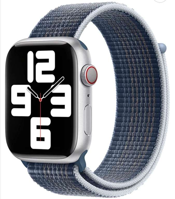 Apple Watch (PRODUCT) RED & Stormblauw Sport Loop 41/45mm
