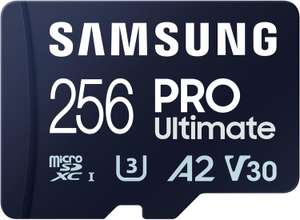 Samsung PRO Ultimate microSD-geheugenkaart, 256GB; inclusief SD-adapter!
