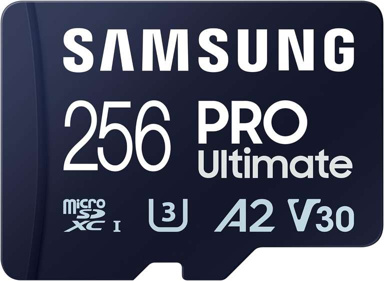Samsung PRO Ultimate microSD-geheugenkaart, 256GB; inclusief SD-adapter!