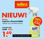 Dasty express afwasmiddelspray voor €1,49 ipv €2,99 @ Wibra