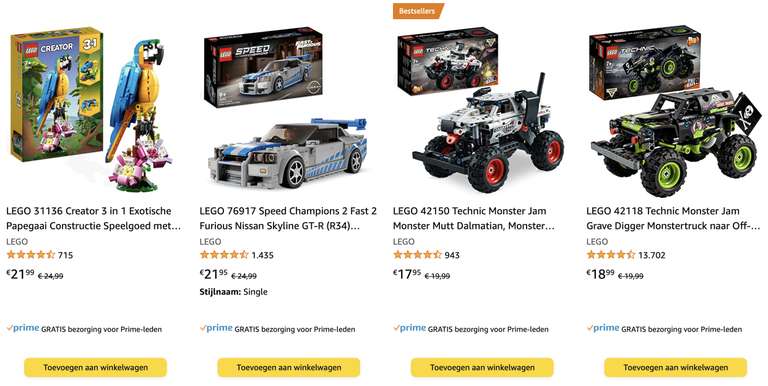 LEGO Koop 2, bespaar 50% op 1 artikel(en)