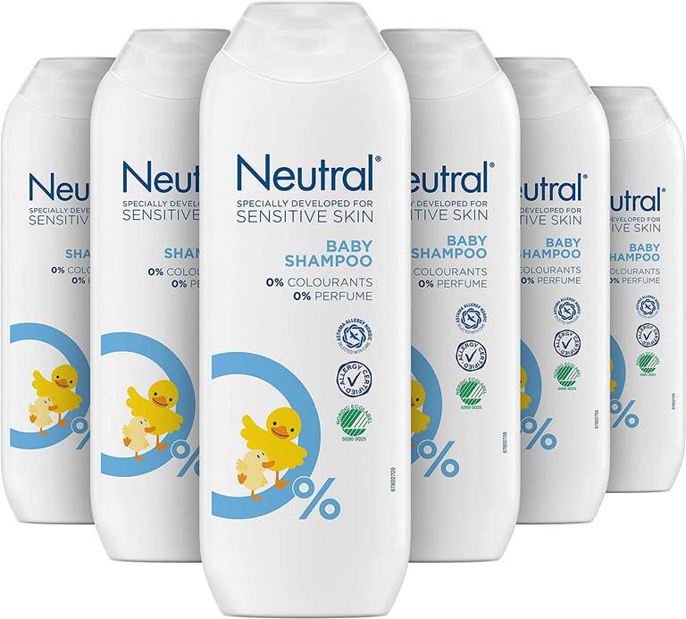 6x Neutral Baby Shampoo 250 ml