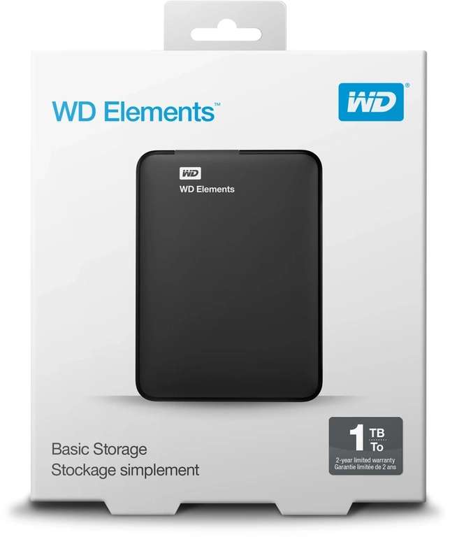 WD Elements Portable USB 3.0 1TB externe harde schijf