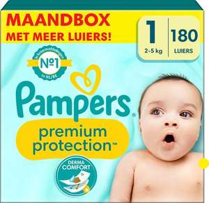 Pampers Premium Protection - Maat 1 maandbox voor 20 cent per stuk