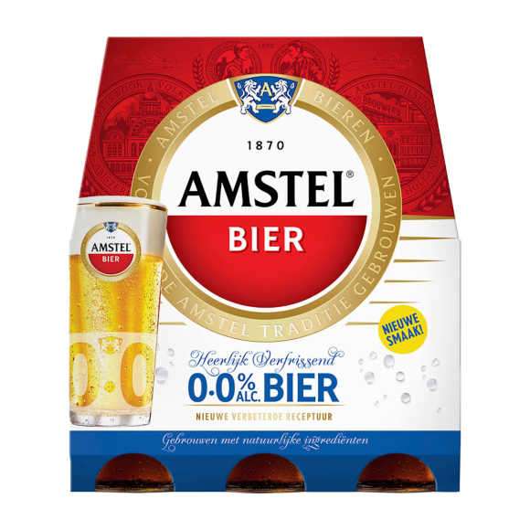 [LOKAAL?] 50% korting op 6 flesjes (30cl) Amstel 0.0% bier