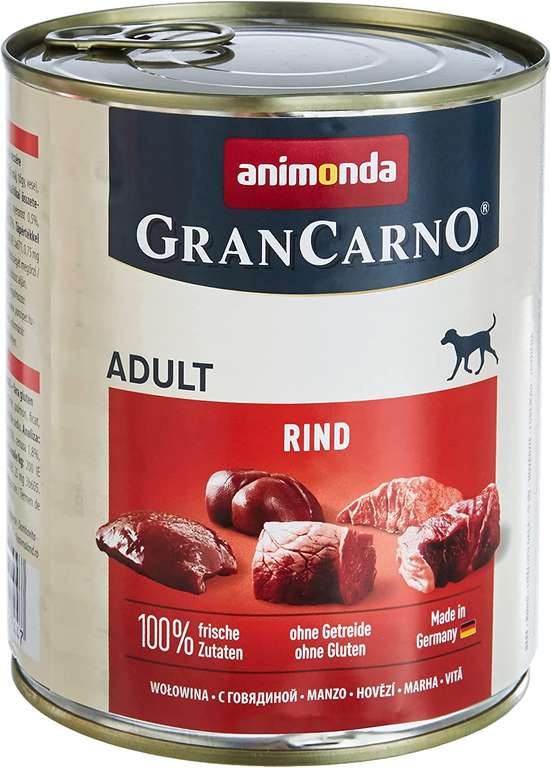 Animonda Gran Carno Hondenvoer. 6x 800gr