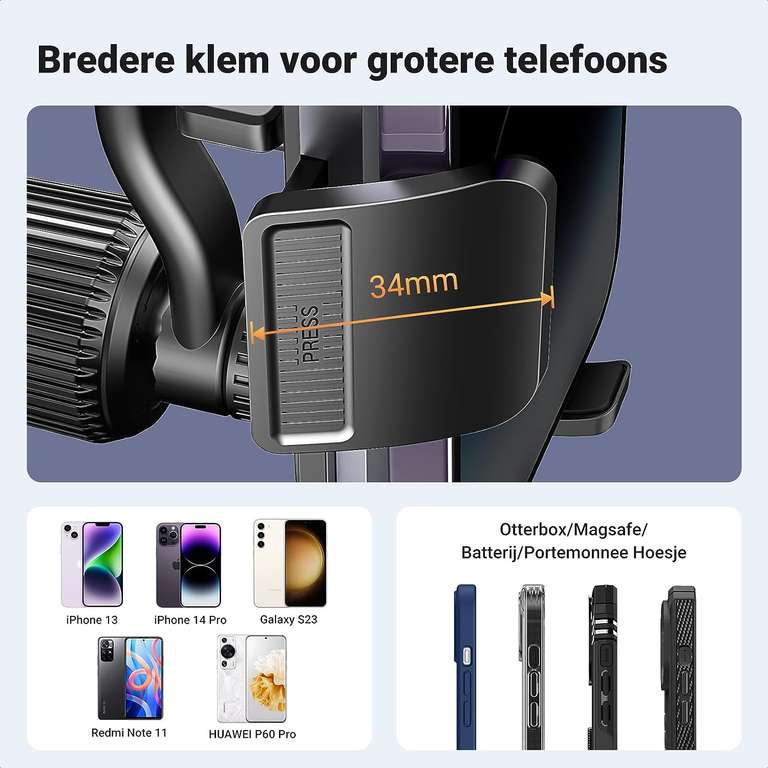 UGREEN Mobiele telefoonhouder voor in de auto voor €13,73 @ Amazon NL