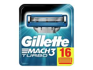 16x Gillette Mach3 Turbo scheermesje voor €26,95 @ iBOOD