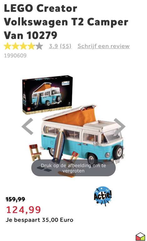 LEGO Creator Volkswagen T2 Camper Van (10279)