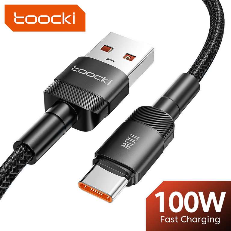 Nuttig Modieus Instrueren Toocki 100W USB C snellaadkabel (1m) €2,20 inclusief gratis verzending @  AliExpress - Pepper.com