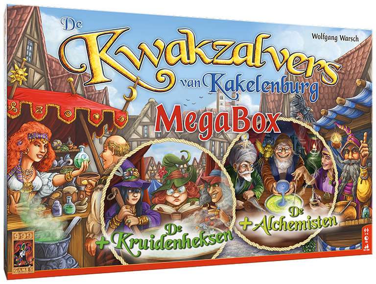 Kwakzalvers van Kakelenburg Megabox - Bordspel