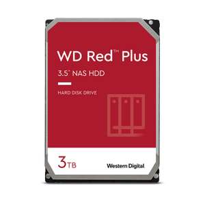 2x WD Red Plus 3TB (128MB cache) 3.5" NAS harde schijf voor €163,79 / 2x 6TB voor €247,79