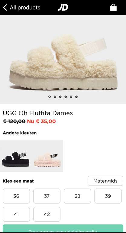 [jdsports] UGG Oh Fluffita Dames €35