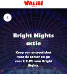 Bij aanschaf van 1 Walibi ticket, bright night ticket(s) voor €9,95