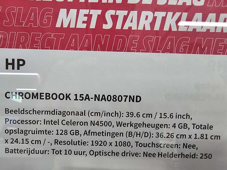 HP Chromebook 188 euro
