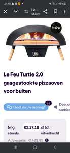 Voor de pizza lovers de Le Feu Turtle 2.0 pizzaoven