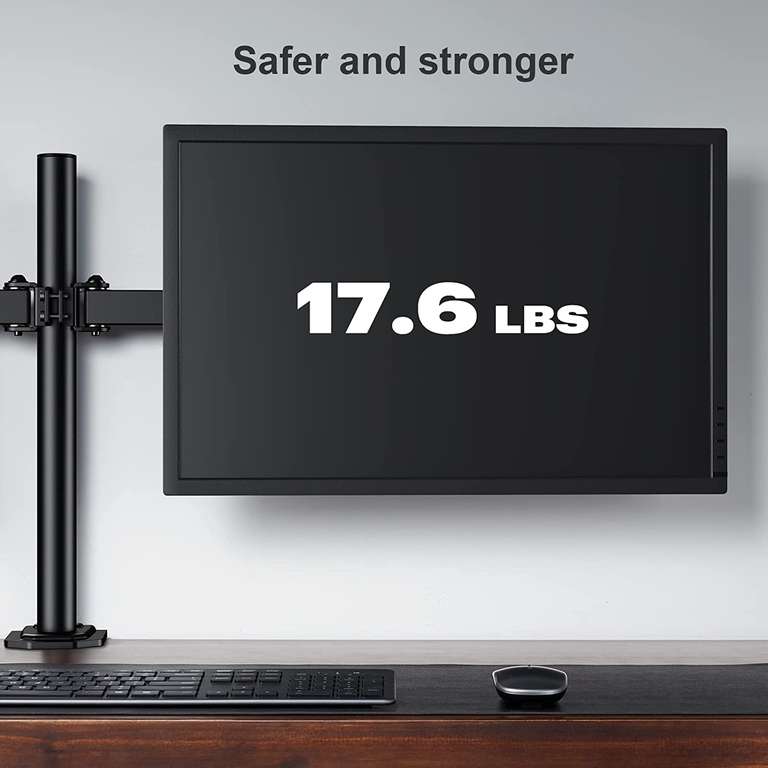 Dubbele monitorbeugel voor twee 13 tot 27 inch