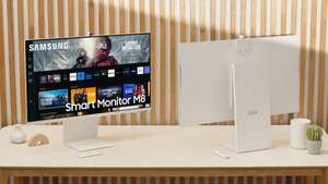 32" M80C LS32CM80BUUXEN Smart Monitor 4K UHD with Streaming TV, USB-C Ergonomic Stand and SlimFit Camera