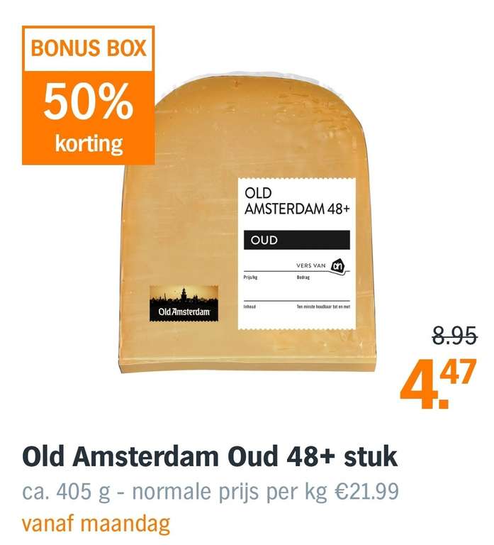 Old Amsterdam 50%korting EN 2de gratis?