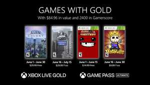 Xbox Games with Gold voor juni