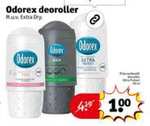 Odorex Deoroller of Spray voor €1 bij Kruidvat