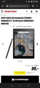 Mediamarkt België-Deal Asus Tablet Chromebook