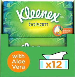 Kleenex tissues - Balsam - Voordeelverpakking - 12 x 64 stuks