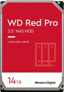 2x WD Red Pro 14TB NAS Harde Schijf voor €652,39 @ WD Store