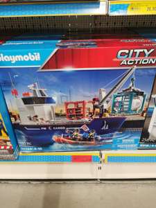 Playmobil Groot containerschip met douaneboot (70769)