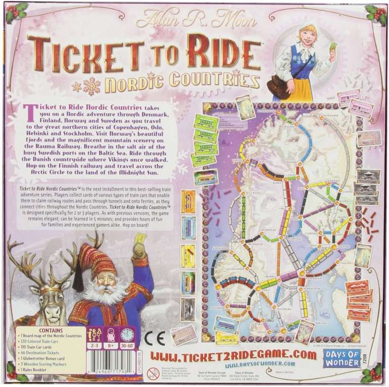 [Nu €28,79] Ticket to Ride - Nordic Countries Bordspel voor €32,99 @ Amazon NL / Bol