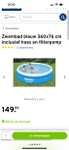 Bestway zwembad fast set 360x76 incl hoes en filterpomp Gamma Beuningen lokaal