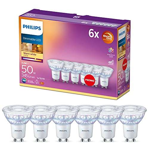 Philips Warm White GU10 LED (6 stuks)