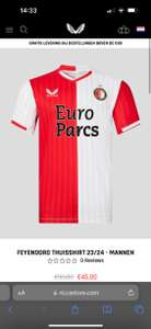 Feyenoord (thuis, uit & 4e) shirt 50% korting