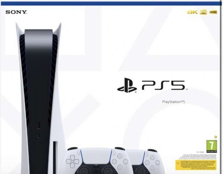 Playstation 5 met twee controllers