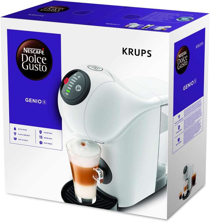Krups Automatische koffiemachine GENIO S KP2431 voor €35,99 + 2 dozen koffie na cashback@ Amazon NL