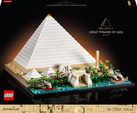 Lego Grote Piramide van Gizeh 21058