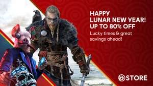 Tot 80% korting op Ubisoft Games tijdens de Lunar Nieuwjaar Sale!