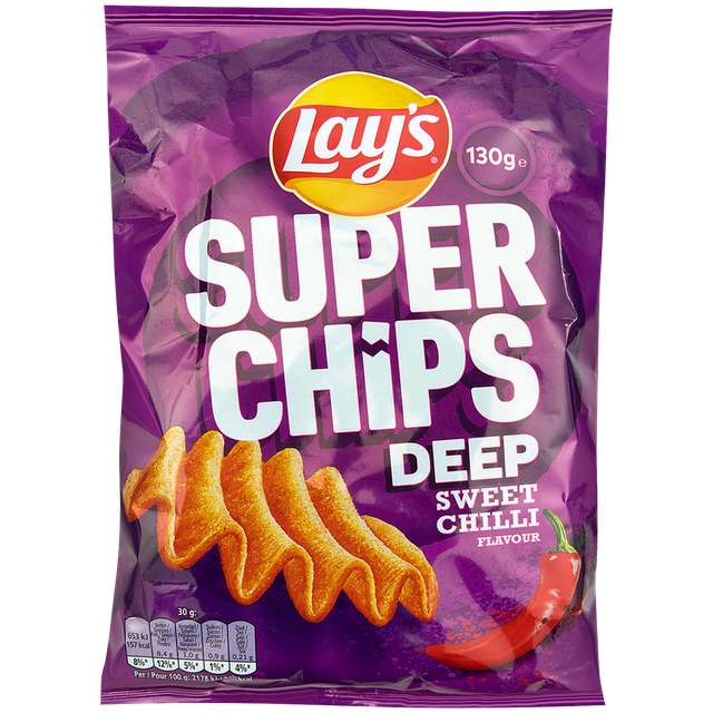 Lay's Super Chips Deep Sweet Chilli / Deep American BBQ
