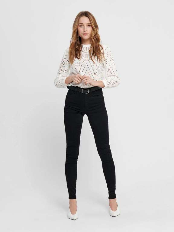 Only Royal Dames skinny jeans zwart voor €10,32 @ Amazon.nl