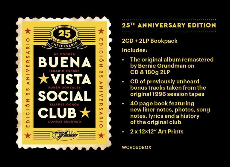 Buena Vista Social Club - 25th Anniversary Double vinyl (2 LP) + double CD