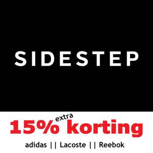 15% (extra) korting op adidas // Lacoste // Reebok