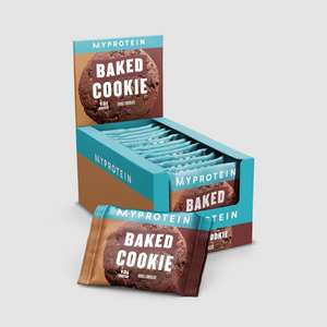 Baked Protein Cookie (12x75g) voor €9,99 @ Myprotein