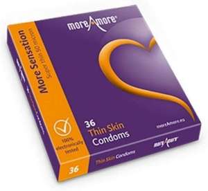 180 condooms (5x 36) voor 15,30 €