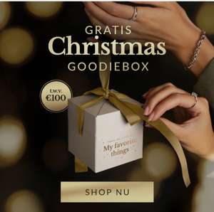 Gratis Christmas Goodiebox t.w.v. 100 euro bij bestelling vanaf 50 euro bij Brandfield