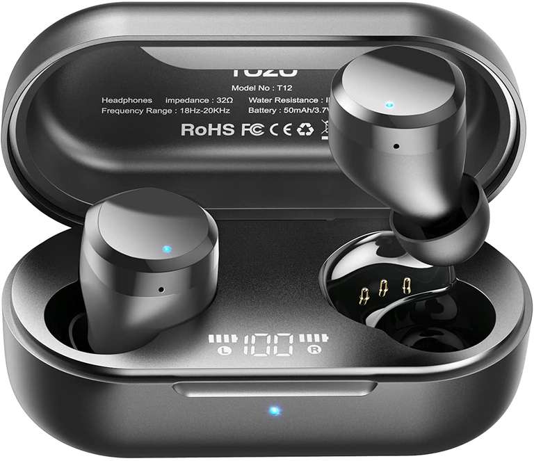 TOZO T12 Wireless Bluetooth Headphones