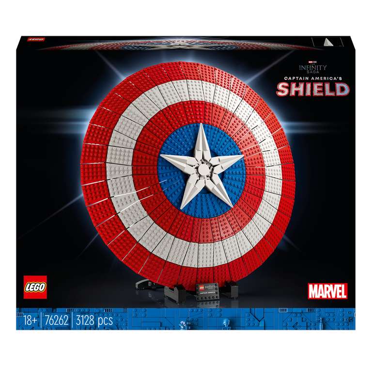 LEGO Marvel Super Heroes 76262 Het schild van Captain America